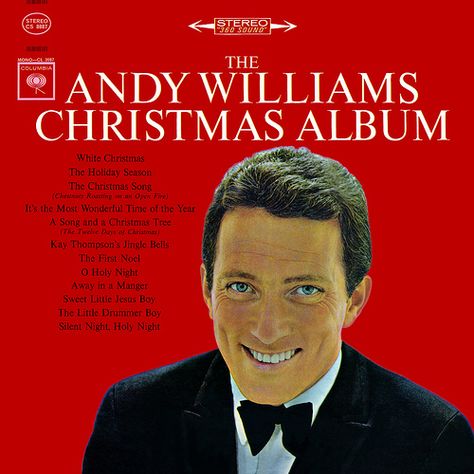 Loved watching Andy Williams' Christmas specials every year!! It's not Christmas without Andy! Andy Williams Christmas, The Little Drummer Boy, Christmas Playlist, Miguel Bose, Andy Williams, Christmas Albums, Holiday Music, Christmas Songs, Columbia Records