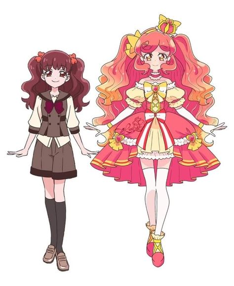 Glitter Force Characters, Magical Girl Outfit, Hero Poster, Glitter Force, Character Design References, Kawaii Drawings, Cartoon Art Styles, Magical Girl, Fantasy Character Design