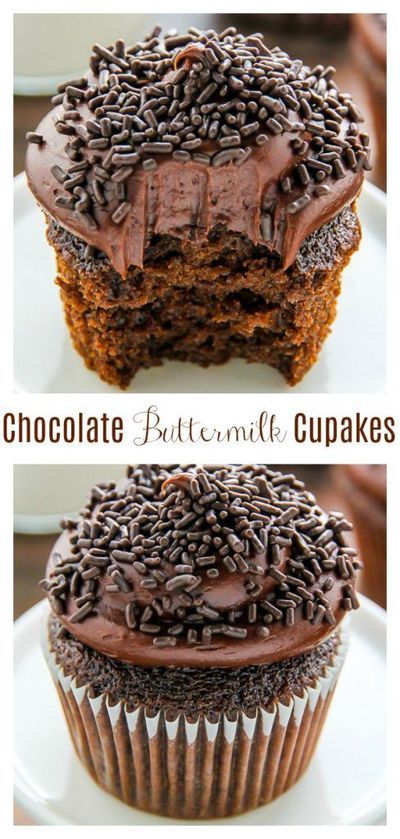 Buttermilk Cupcakes, Homemade Chocolate Frosting, Baker By Nature, Easy Cupcake Recipes, Easy Cupcakes, Dessert Cupcakes, Decadent Chocolate, Chocolate Frosting, Savoury Cake