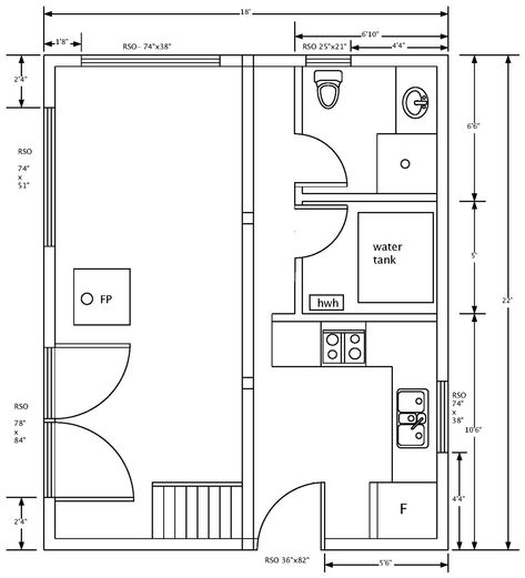 Photo 19 of 19 in A Filmmaker Self-Builds a Rustic Off-Grid Cabin Deep in a Canadian Forest for $64K - Dwell Canadian Forest, Off Grid Tiny House, Off Grid Cabin, Cabin Floor Plans, Tiny House Floor Plans, Shed Roof, Ground Floor Plan, Modern Homes, Off Grid