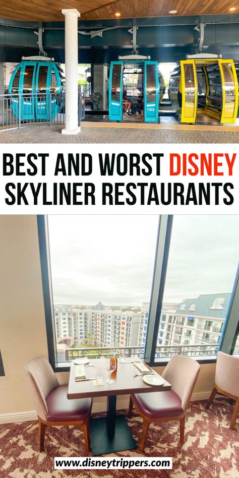 Best Disney Resort Restaurants, Skyliner Disney, Best Disney World Resorts, Disney Beach Club Resort, Disney Skyliner, Best Disney Restaurants, Disney Beach Club, Disney World Travel, Travel Disney