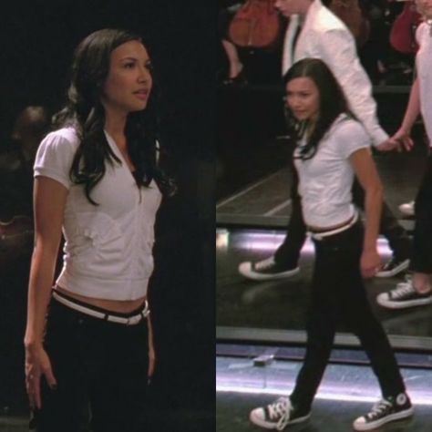 Santana Lopez Outfits, Glee Santana Outfits, Santana Lopez, Santana Lopez Edit, Glee Santana And Brittany Fanart, Santana Lopez Season One, Glee Santana And Brittany, Trashy Outfits, Glee Fashion