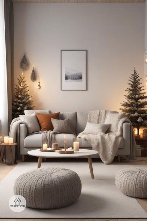 Who says you need to splurge to make your living room winter-ready? Dive into our guide filled with budget-friendly tips and creative ideas to transform your space into a cozy retreat. From DIY projects to smart shopping strategies, discover how to achieve a chic winter ambiance that reflects your personal taste. Embrace comfort, elegance, and affordability this season!#WinterDecor #BudgetFriendly #CozyLiving #DIYHome #AffordableStyle Winter Living Room Ideas, Cozy Winter Living Room, Winter Ambiance, Comfy Space, Cozy Love, Couples Decor, Winter Living Room, Romantic Retreat, Comfy Couch