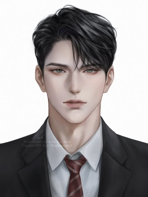 Boy Hair Drawing, Anime Boy Hair, Boy Hair, Art Boy, Hair Drawing, Cool Anime Guys, Manga Cute, Digital Art Anime, Character Design Male