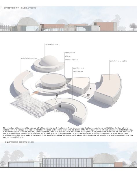 The MarsTrip Space Centre: Inspiring Future Generations Through Interactive Architecture | Educational Building Story Science Center Architecture, Organic Architecture Concept, Interactive Architecture, Solar System Projects, Architecture Blueprints, Planetary System, Architecture Drawing Plan, System Architecture, Interior Architecture Drawing