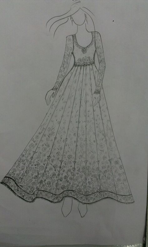 Roset anarkali Anarkali Fashion Illustration, Anarkali Sketch, Anarkali Illustration, Anarkali Frock, Fashion Illustration Tutorial, Illustration Tutorial, Designer Anarkali Suits, Anarkali Dress Pattern, Fashion Designing