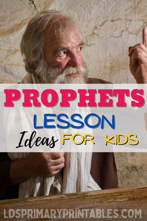 Kids Bible Study Lessons, Kids Bible Lessons, Kids Bible Study, Book Of Mormon Stories, Lds Primary Lesson Helps, Lds Primary Lessons, Follow The Prophet, Lds Lessons, Kids Bible