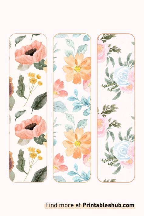 Free Printable Creative Bookmarks [PDF Included] - Printables Hub Floral Bookmarks Printable, Book Mark Template Free Printable, Bookmark Ideas Printables, Magnetic Bookmarks Printables, Bible Bookmarks Printable Free, Bookmark Template Free Printables, Bookmarks To Print Free Printable, Free Printable Book Marks, Free Printable Bookmarks Aesthetic