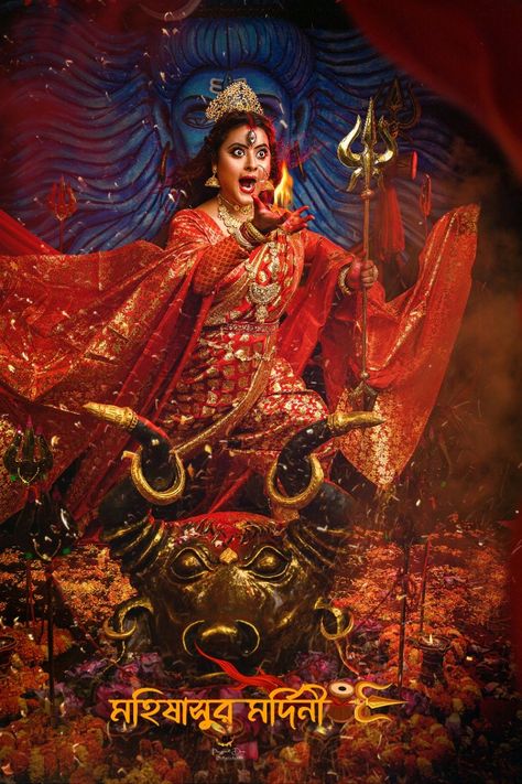 #durga #durgashoot Amba Mataji Images, Mahisasur Mardini, Kali Tattoo, Indian Goddess Kali, Lord Photo, Navratri Images, Indian Goddess, Lord Shiva Family, Kali Goddess