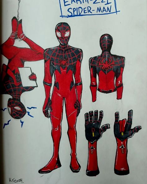 Spidersona Black, Miles Morales Redesign, Spidersona Suit, Superhero Design Concept Art Suits, Miles Costume, Spidersona Inspiration, Spider Persona, Miles Morales Suit, Marvel Academy