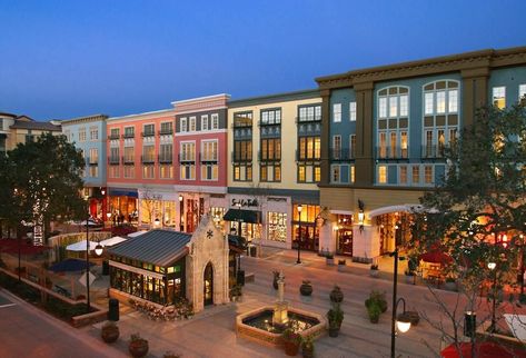 Retail Isn't Dead. It's Getting A Second Life In Mixed-Use Redevelopment Santana Row, Shopping Mall Architecture, Strip Mall, San Jose California, Entertainment Center Decor, Best Spa, Mixed Use, Shopping Malls, Facade Architecture