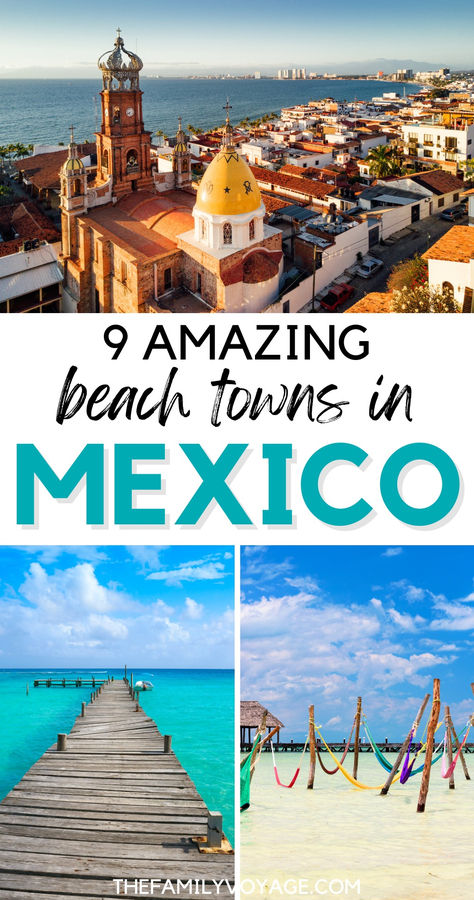 Go beyond Cancun as you explore these incredible beach towns in Mexico! They offer stunning views, vibrant culture, fascinating history and more. #MexicoTravel #BeachLife #TravelInspiration #HiddenGems #ExploreMexico | where to go in Mexico travel | Mexico beach destinations Mexico Beach Vacation, Mexico Travel Outfit, Mexico Itinerary, Tulum Travel Guide, Tulum Travel, Explore Mexico, Trip Destinations, Mexico Travel Guides, Mexico Travel Destinations