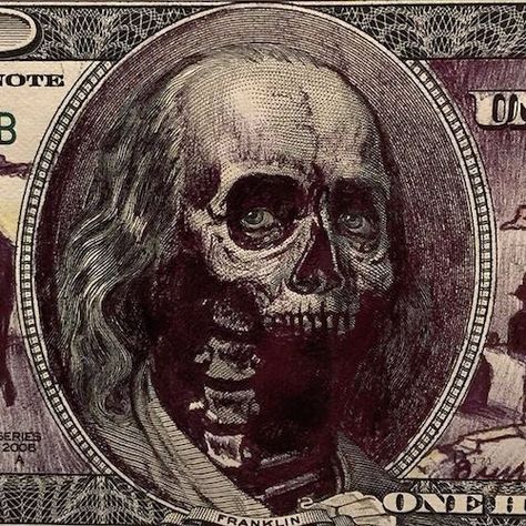 21 Defaced Dollar Bills That Are Artistic Masterpieces Money Art, Money Luxury, Money Tattoo, Dollar Bills, Wow Art, Dollar Bill, Skull And Bones, Skull Art, Luxury Travel