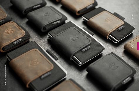 FOCX™ Everyday Wallet by FOCX™ — Kickstarter Tactical Wallet, Wallet Simple, Edc Wallet, Mens Leather Wallet, Cmf Design, Smart Wallet, Minimalist Men, Wallet Minimalist, Bags Sewing