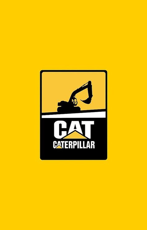 Caterpillar Logo Design, Caterpillar Wallpaper, Heavy Equipment Mechanic, Cat Bulldozer, Trailer Logo, Cat Construction, Cat Invitations, Western Quotes, Duck Wallpaper