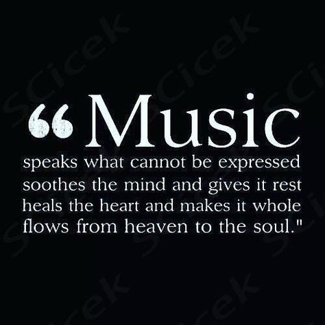 Quote from Pinterest #music #musicquotes #lovemusic #musicheals #musicfan Jazz Music Quotes, Quotes About Music, Music Quotes Deep, Elevation Church, Music Quote, Good Music Quotes, Really Deep Quotes, Music Heals, Music Therapy