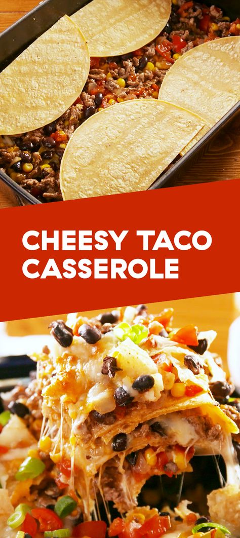 Healthy Casserole Recipes, Taco Pasta, Diner Recept, Taco Pizza, Mexican Dinner, Taco Dip, Healthy Casseroles, Taco Casserole, Idee Pasto Sano