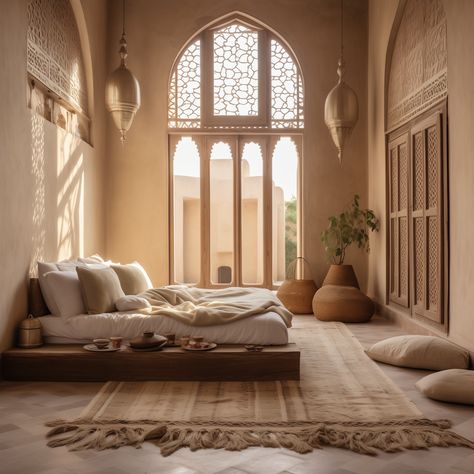 16 Beautiful Elements Found In Moroccan Bedroom Design Morocco Interior Design Bedroom, Arabic Bedroom Design, Moroccan House Design, Arab Bedroom, Arabic Bedroom, Moroccan Bedroom Decor, Modern Moroccan Bedroom, Modern Moroccan Interior Design, Bali Room