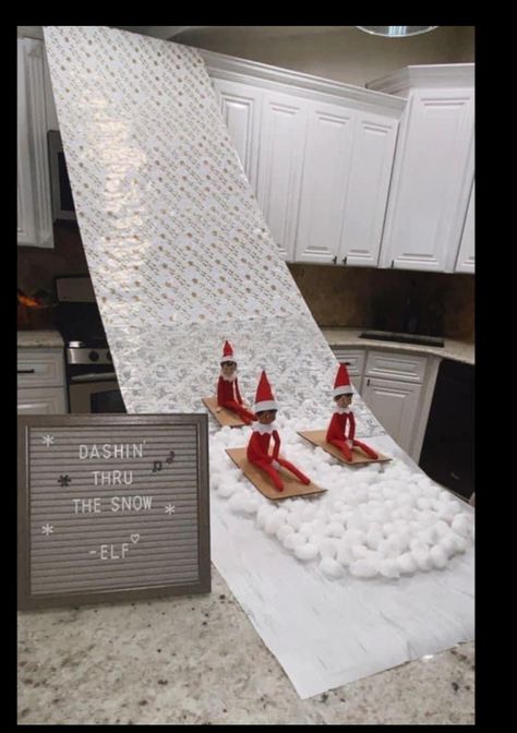 Snow Elf, Elf On The Shelf Idea, Elf Ideas Easy, Bad Elf, Elf On A Shelf, Awesome Elf On The Shelf Ideas, Elf Fun, Elf On The Shelf Ideas, Shelf Ideas