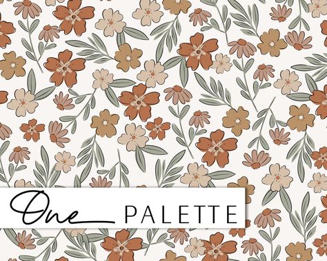 Fall Patterns, Floral Prints Pattern, Color Profile, Pattern Seamless, Repeat Pattern, Pattern Fabric, Fabric Pattern, Embroidery Inspiration, Ditsy Floral