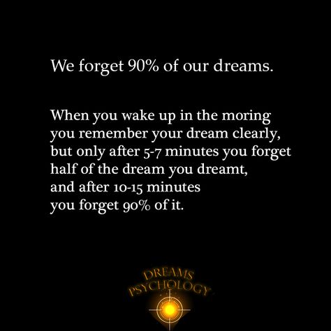 Quotes About Dream, Psych 101, Dream Psychology, Facts About Dreams, Insomnia Help, About Dreams, Human Psychology, Psychological Facts Interesting, Dream Dictionary