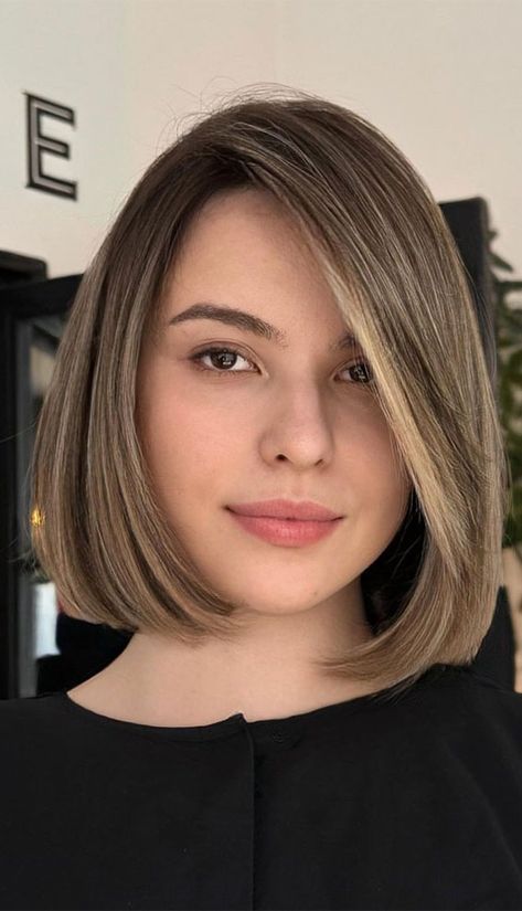 bob haircut, Layered Blonde Short Bob Haircut, bob haircut ideas, blonde bob, Low Maintenance Short Bob Bob Pendek, Short Stacked Hair, Bold Haircuts, Short Stacked Bob Haircuts, Short Blonde Bobs, Best Hair Dye, Short Hair Images, Layered Haircuts For Medium Hair, Chin Length Bob