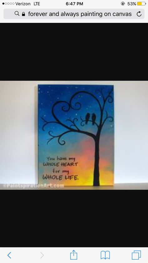 Bird Painting Diy, Love Canvas Painting, Canvas Painting Quotes, Couple Painting, Painting Quotes, Easy Canvas Painting, Love Canvas, Canvas Painting Diy, Canvas Ideas