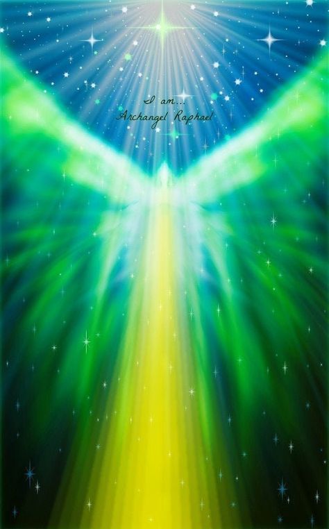 Healing Angel Print Archangel Raphael by ChannelingArt on Etsy Arc Angels, Archangel Raphael Healing, Angel Raphael, Painting Ideas 2023, Art Kindergarten, Dear Universe, Art And Painting, Cute Easy Paintings, Hand Lettering Worksheet