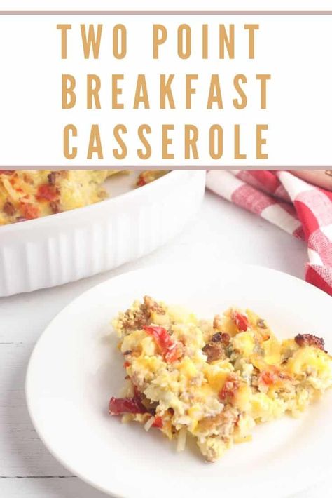 Ww Breakfast Casserole, Weight Watchers Breakfast Casserole, Weight Watchers Cheesecake, Weight Watchers Casserole, Ww Breakfast, Healthy Breakfast Casserole, Weight Watchers Recipes Breakfast, Breakfast Casserole Recipe, Weight Watchers Meal Plans