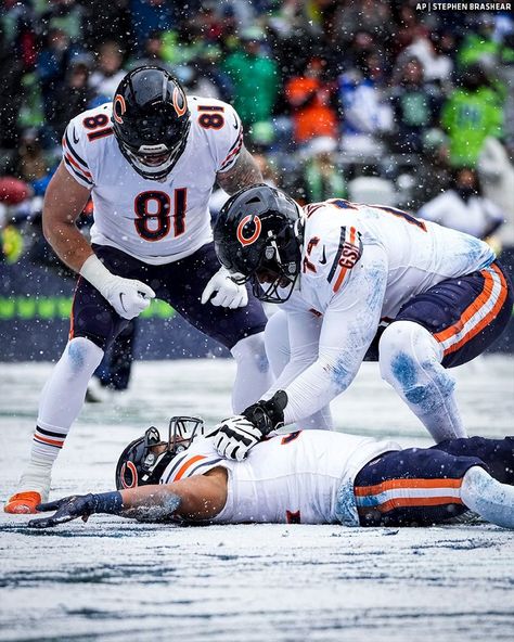 Chicago Bears Aesthetic, Chicago Bears Wallpaper, Chicago Bears Pictures, Bears Pictures, Nfl Wallpaper, Nfl Bears, Chicago Bears Football, Snow Pictures, Bears Football