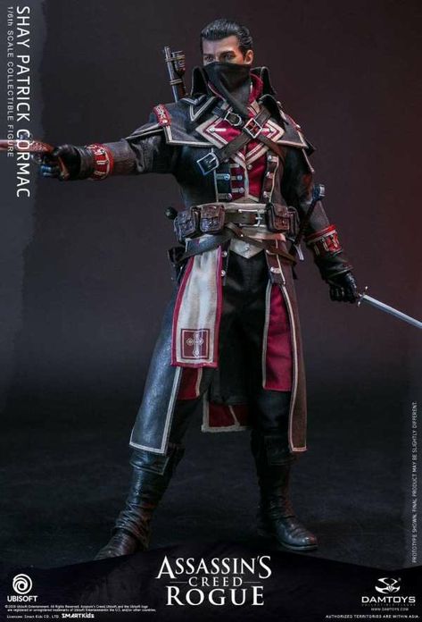 Assasin Cred, Ac Rogue, Assassin Clothing, Shay Cormac, Arno Victor Dorian, Assassin's Creed Rogue, Ben 10 Action Figures, Assassins Creed Rogue, Battle Mage