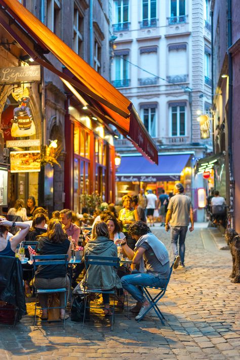 Cafe In Paris Aesthetic, Cafe Street, Viking River Cruise, France Cafe, Street Restaurant, European Cafe, Street Cafe, Viking Cruises Rivers, Sidewalk Cafe