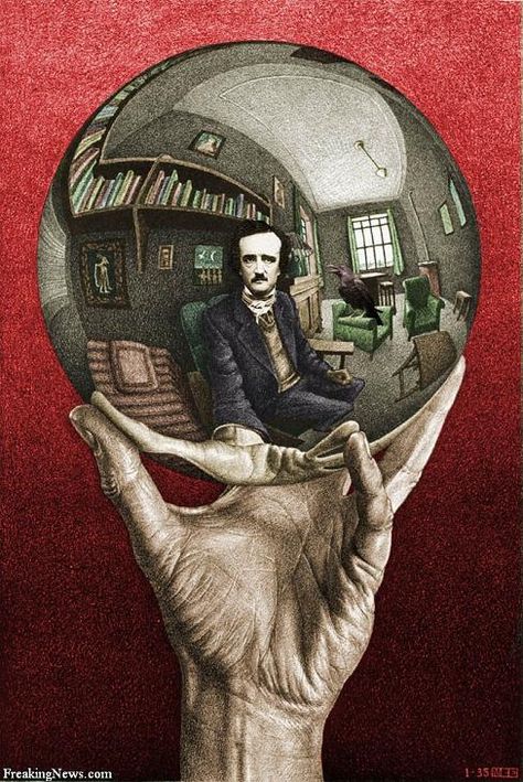 Edgar Allen Poe Art, The Help Book, Edgar Allan Poe Art, Poe Boy, Drawing Hands, Mc Escher, Allen Poe, Edgar Allen Poe, Goth Art