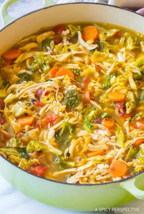 Chicken Detox Soup, Southwest Chicken Soup, Southwest Chicken, Diner Recept, Detox Soup, Keto Foods, Diet Vegetarian, Chicken Soup Recipes, Easy Soups