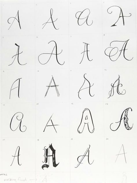 Letter A Tattoo Ideas, Letter A Tattoo, Fancy Fonts Alphabet, Vintage Cursive, Tattoo Alphabet, Number Tattoo Fonts, Blind Contour, Blind Contour Drawing, Small Alphabets