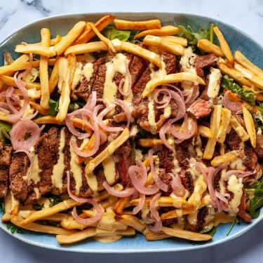 Steak Frites Salad by Ree Drummond Pioneer Woman Steak Salad, Steak Frites Salad, Pioneer Woman Steak, Cookbook Organization, Easy Hollandaise Sauce, Food Network Recipes Pioneer Woman, Steak Salad Recipe, The Food Network, Steak Frites