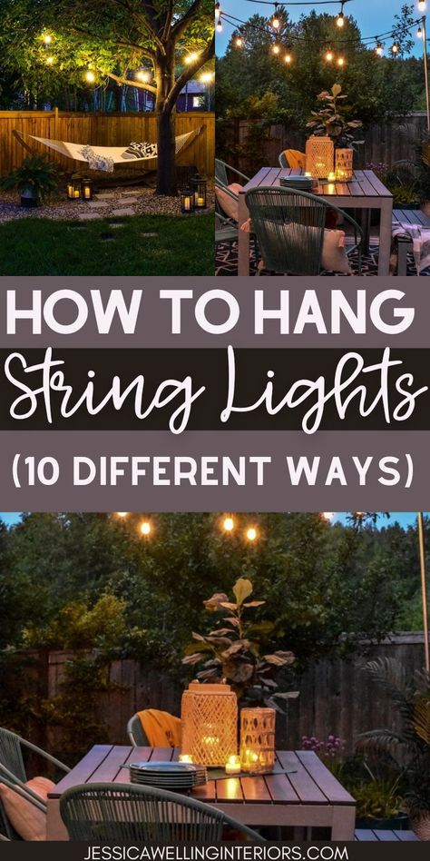 Porch String Lights, Deck String Lights, Hanging Patio Lights, Backyard String Lights, Outdoor String Lights Patio, Living Pool, Hanging Solar Lights, Diy String Lights, Hanging String Lights