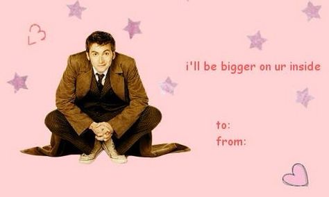 Mr Tennant! Doctor Who Valentines, Sherlock Art, Star Wars Valentines, David Tennant Doctor Who, I Need Friends, Funny Valentines, Need Friends, Valentine's Day Cards, Timey Wimey Stuff