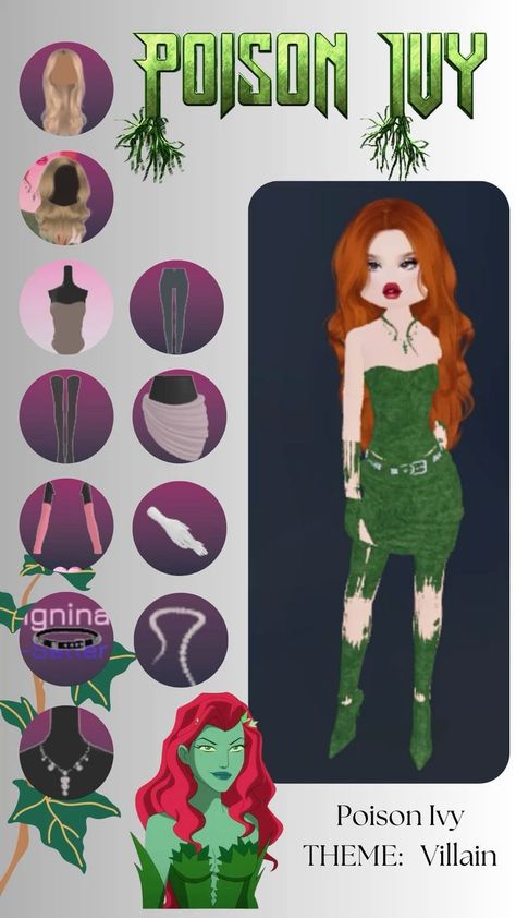 horror movie dress to impress horror movie outfits horror movie dress to impress outfit roblox Dti Outfits Ideas Villain, Posion Ivy Outfits, Dti Roblox Villian, Villain Dti Fits, Dti Roblox Theme Superhero Or Villain, Shego Dress To Impress, Villain Outfits Dress To Impress, Poison Ivy Dress To Impress, Villain Dress To Impress Outfit