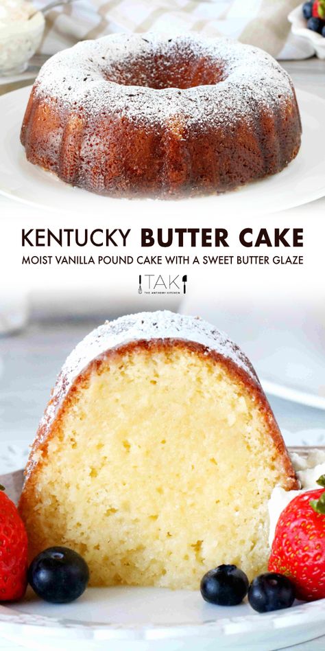 Homemade Pound Cake Recipe, Perfect Pound Cake Recipe, Desserts Nutella, Homemade Pound Cake, Dessert Halloween, Kentucky Butter Cake, Southern Desserts, Butter Cake Recipe, Pound Cake Recipe