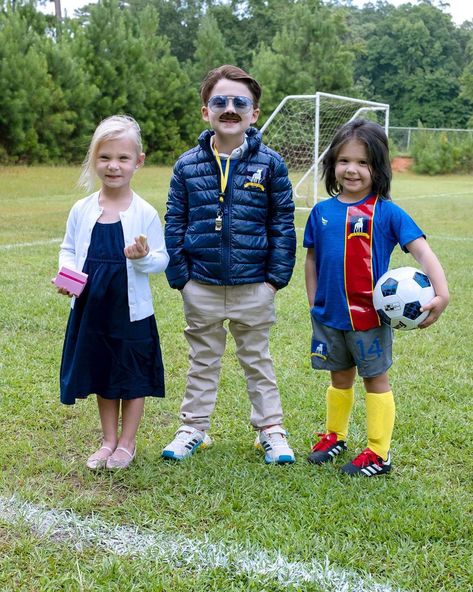 This Mom Dressed Her Kids as Ted Lasso Characters, and Ted's Mustache Is Perfect Ted Lasso Group Costume, Most Popular Halloween Costumes, First Halloween Costumes, Popular Halloween Costumes, Baby First Halloween, Ted Lasso, Mom Diy, Group Halloween Costumes, Family Costumes