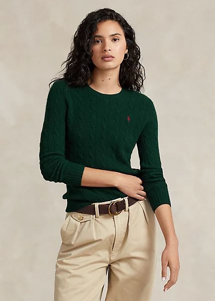 Cable-Knit Wool-Cashmere Sweater | Ralph Lauren