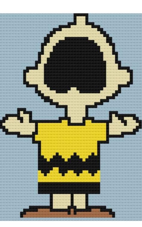 Charlie Brown | Craftsy Chicken Cross Stitch, Chunky Yarn Blanket, Colourful Cross Stitch, Cross Stitch Fairy, Disney Cross Stitch Patterns, Easy Cross Stitch Patterns, Baby Embroidery, Disney Cross Stitch, Tapestry Crochet Patterns