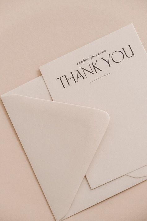 28.95US $ |10Sets Personalized Minimal and Modern Thank You Card Personal Stationery Set Wedding Thank You Minimal Cards With White Envelop| | - AliExpress Minimal Stationery, Whimsical Logo, Unique Graduation Gifts, Modern Stationery, Personal Stationery, Personalized Thank You Cards, Stationery Inspiration, 카드 디자인, Santa Clarita