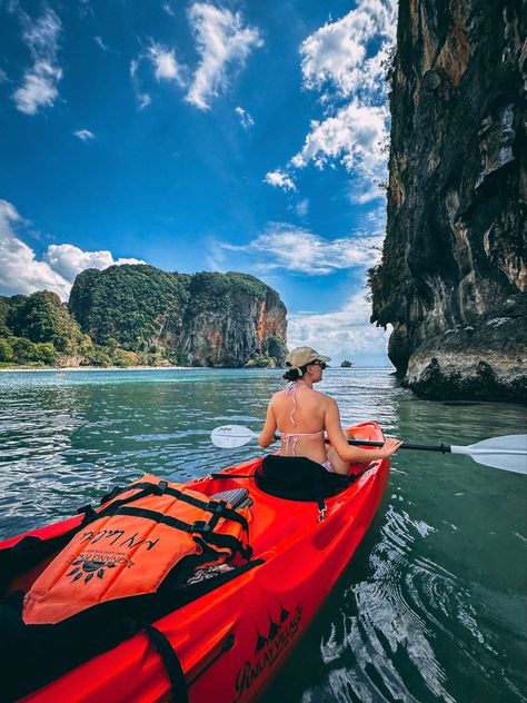 Ideas for foto in Krabi, Aonang Krabi Aesthetic, Krabi, Kayaking, Bucket List, Thailand, Travel, Quick Saves, Kayaks