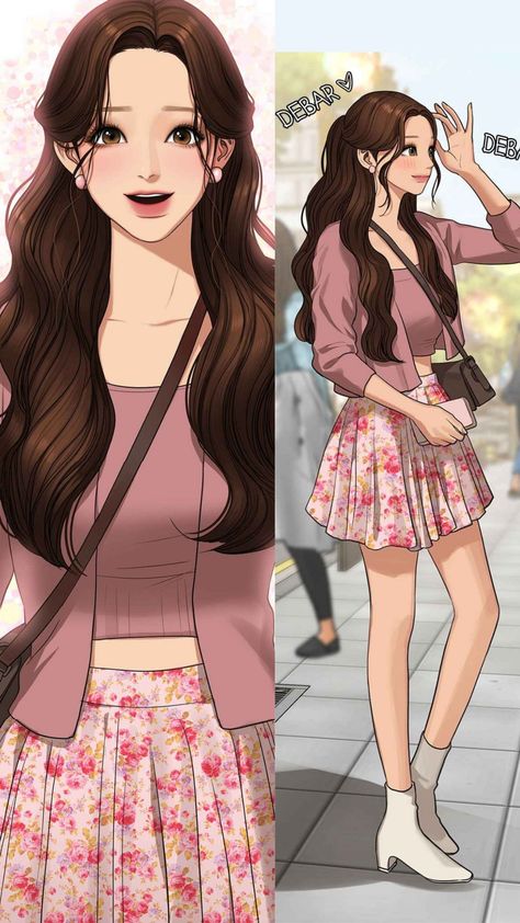 True Beauty Webtoon Jugyeong Outfits, Webtoon Inspired Outfits, Manhwa Inspired Outfits, Jugyeong True Beauty Outfits, True Beauty Outfits Webtoon, Lim Jukyung Outfit, Lim Jukyung True Beauty, Manwha Outfits, Jugyeong True Beauty