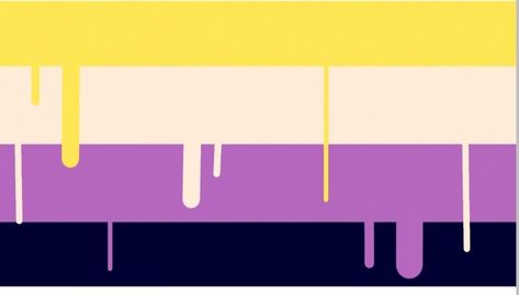 Lgbtq Background Laptop, June Spooky Month, Pride Laptop Wallpaper, Nonbinary Background, Non Binary Wallpaper, Nonbinary Wallpaper, Non-binary Flag, Pictures For Friends, Nonbinary Flag