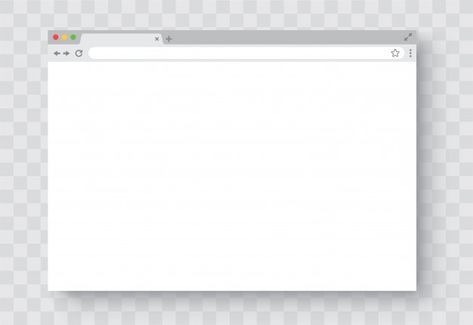 Browser window. realistic blank browser ... | Premium Vector #Freepik #vector #template #web #website #window Browser Window Template, Blank Web Browser, Windows Template, Browser Template, Iphone Wallpaper Illustration, Web Site Template, Computer Window, Search Png, Frames Design Graphic