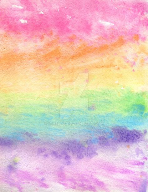 Rainbow Watercolor Wash by Ithelda Rainbow Watercolour Background, Watercolour Wash Background, Watercolour Rainbow, Rainbow Wallpaper Backgrounds, Watercolor Classroom, Let's Make Art, Scrapbook Background, Watercolor Rainbow, Rainbow Background