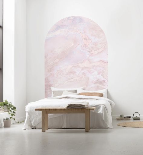 Pink Marble Wall, Pink Wall Mural, Discount Wallpaper, Inspired Bedroom, Normal Wallpaper, Custom Murals, Luxury Wallpaper, Modern Print, Pink Wall